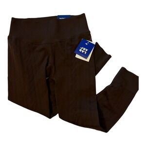 JoyLab Women's Brown High Rise‎ 7/8 Length Leggings, Size Medium